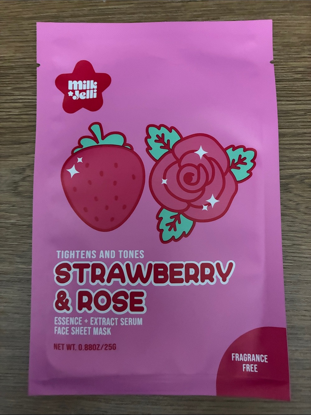 🆕Strawberry & Rose Face Sheet Mask